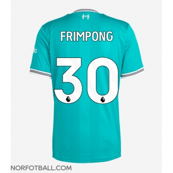 Billige Fotballdrakt Liverpool Jeremie Frimpong #30 Replika Tredjedrakt 2025-26 Kortermet